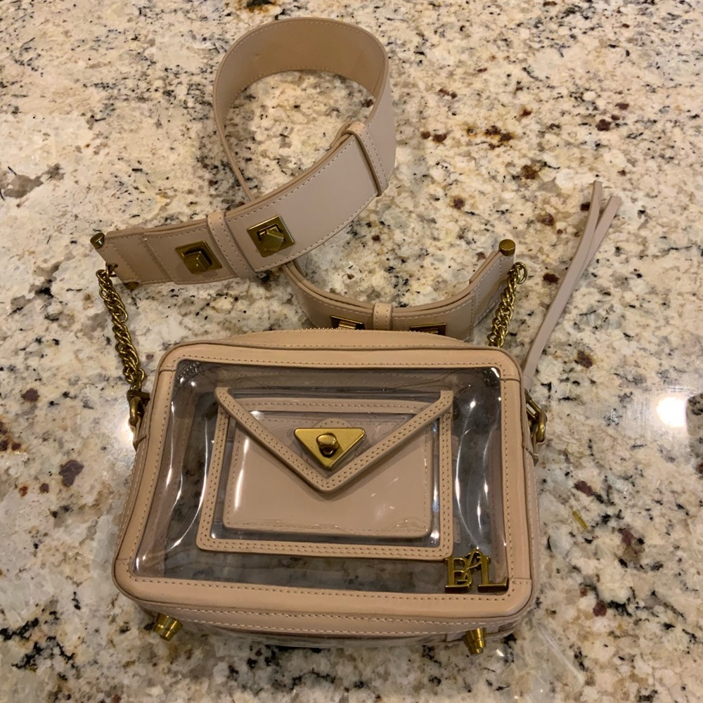Purseption High End Clear Purse retail $178 Approved Clear Bag Policy